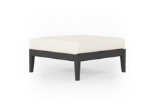 Load image into Gallery viewer, Charcoal Aluminium Outdoor Ottoman
