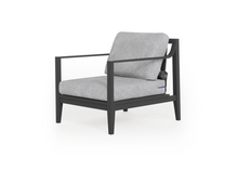 Load image into Gallery viewer, Charcoal Aluminium Outdoor Armchair
