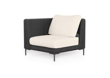 Load image into Gallery viewer, Black Wicker Outdoor Corner Chair - Left/Right
