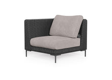 Load image into Gallery viewer, Black Wicker Outdoor Corner Chair - Left/Right

