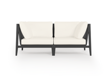 Load image into Gallery viewer, Charcoal Aluminium Outdoor Loveseat
