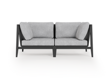 Load image into Gallery viewer, Charcoal Aluminium Outdoor Loveseat
