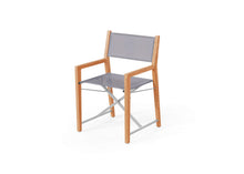 Load image into Gallery viewer, Teak Outdoor Director&#39;s Dining Chair
